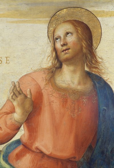 1496-1500, door Perugino, fresco, Audiëntiezaal, Collegio del Cambio, Priorspaleis, Perugia, Umbrië, Italië door Pietro Perugino