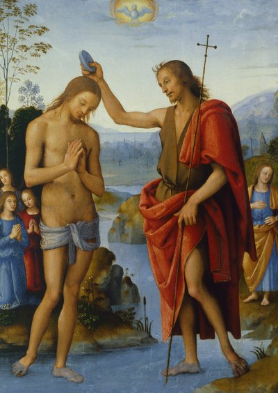 Doop van Christus door Pietro Perugino