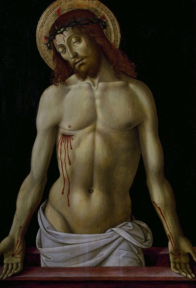 Christus in Pieta door Pietro Perugino