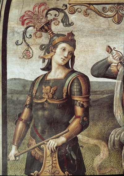 Lucius Quinctius (detail) door Pietro Perugino
