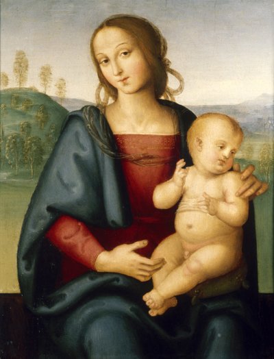 Madonna en Kind door Pietro Perugino