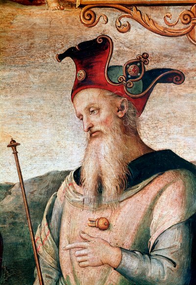 De Griekse strateeg en staatsman Pericles (detail) door Pietro Perugino