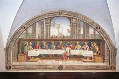 Het Laatste Avondmaal door Pietro Perugino