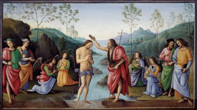 De doop van Christus door Pietro Perugino