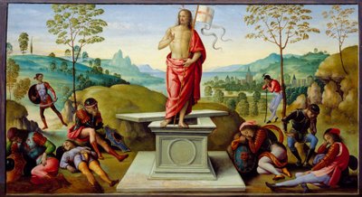 De opstanding van Christus door Pietro Perugino