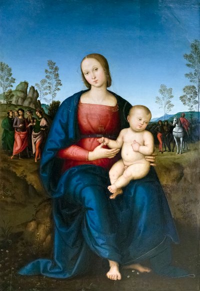 Maagd met Kind door Pietro Perugino