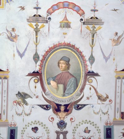 Portret van Filippino Lippi door Pietro Pezzati