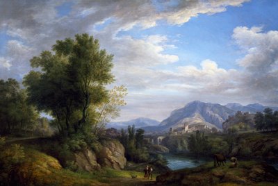 Landschap door Pietro Ronzoni