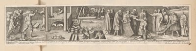 Bouw van de Sint-Pietersbasiliek (Geschiedenis van keizer Constantijn) door Pietro Sante Bartoli