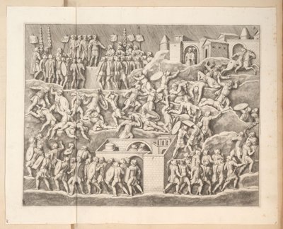 Reliëfs op de Boog van Septimius Severus te Rome door Pietro Sante Bartoli