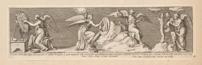 Vier engelen door Pietro Sante Bartoli