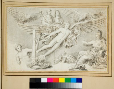 Apotheose van Antoninus en Faustina door Pietro Santi Bartoli