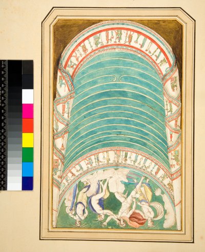 Kopie van een mozaïek van Hylas en de nimfen door Pietro Santi Bartoli