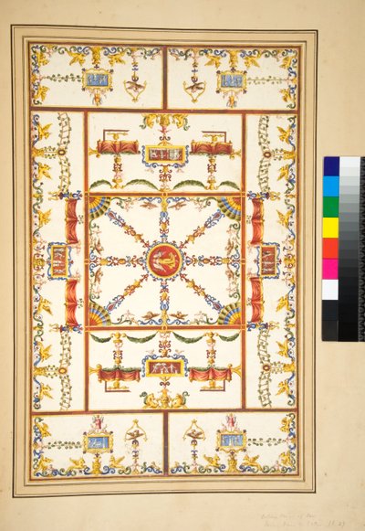 Del Palazzo di Tito gevonden in de tuin van de zeven zalen grenzend aan de Thermen op de Esquilijn door Pietro Santi Bartoli