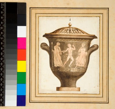 Etruskische krater door Pietro Santi Bartoli
