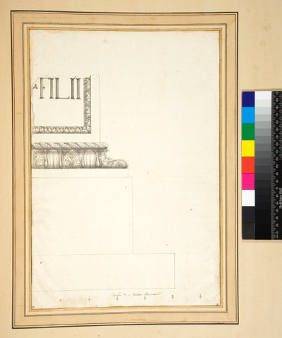 De zuil van Antoninus Pius door Pietro Santi Bartoli