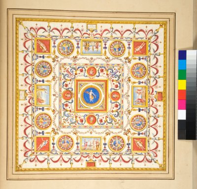 Gewelf van het Palazzo di Augusto door Pietro Santi Bartoli