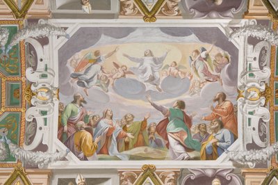 Gewelf met fresco