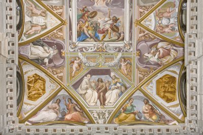 Gewelf met fresco