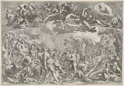 Allegorie van de herfst door Pietro Testa
