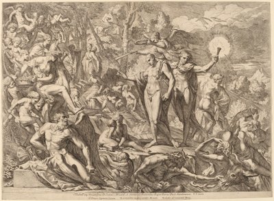 Parnassus door Pietro Testa