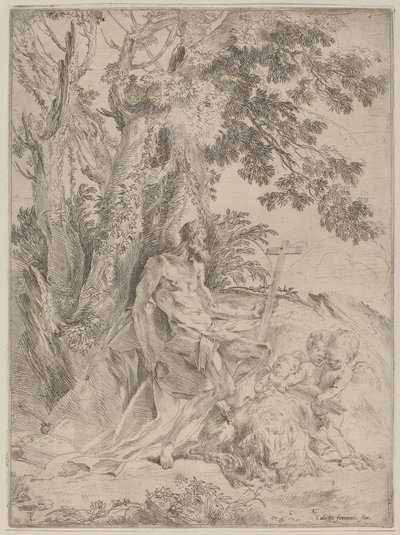 Sint Hiëronymus door Pietro Testa