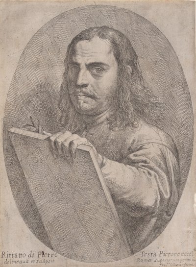 Zelfportret door Pietro Testa