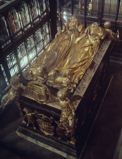 Graf van Hendrik VII (1457-1509) en zijn vrouw, Elizabeth van York, 1518 door Pietro Torrigiano