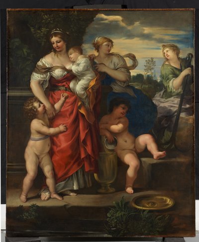 Geloof, Hoop en Liefde, c.1640 door Pietro da Cortona