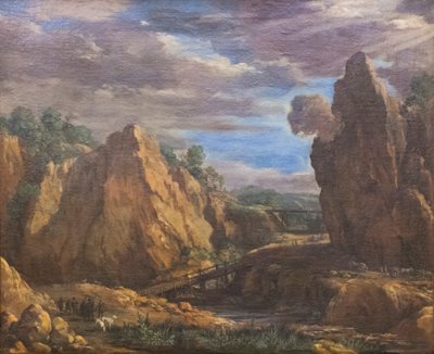 De alunmijnen in Tolfa, c.1630 door Pietro da (1596 1669) Cortona