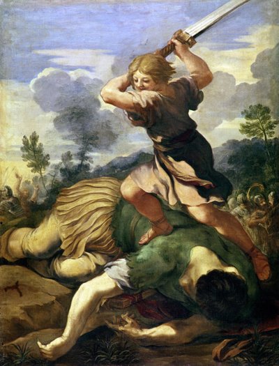 David doodt Goliath door Pietro da (1596 1669) Cortona