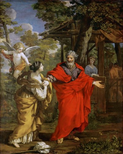 Terugkeer van Hagar door Pietro da Cortona