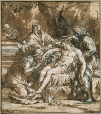 Klaaglied over de dode Christus door Pietro da Cortona
