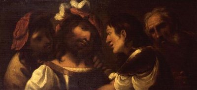 Bravi en een oude man door Pietro the Elder Muttoni