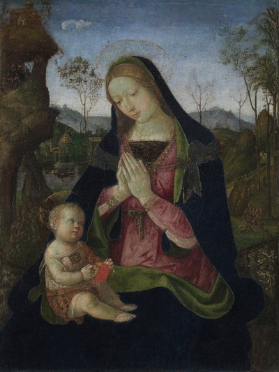 Maagd en Kind door Pintoricchio