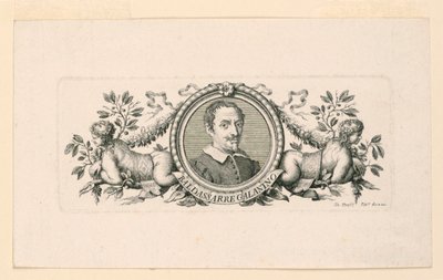 Portret van Baldassarre Galanino door Pio Panfili