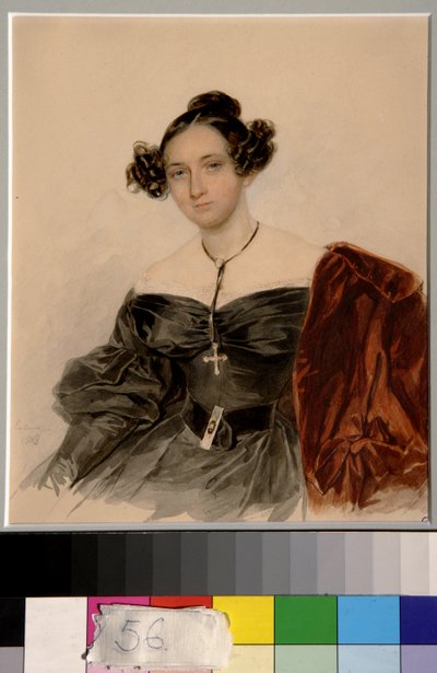 Portret van gravin Nadejda Ivanovna Golitsyna door Piotr Sokolov