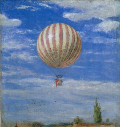 De ballon door Pál Szinyei Merse