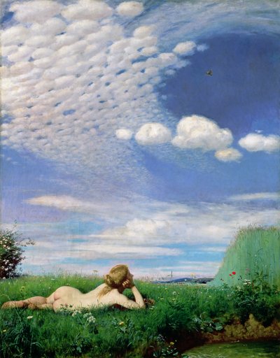 De Leeuwerik, 1882 door Pál Szinyei Merse