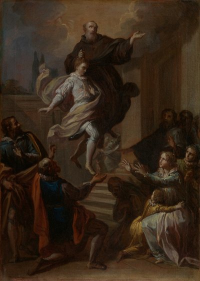 Een wonder van Sint Jozef van Cupertino door Placido Costanzi