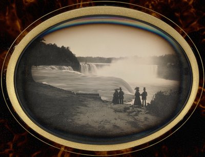 Scène bij de Niagara Falls door Platt D. Babbitt