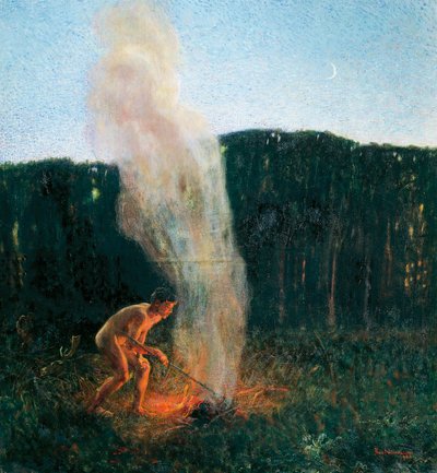 Rookkolom door Plinio Nomellini