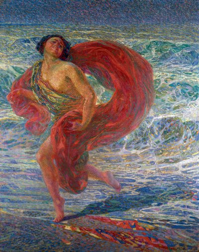 Isadora Duncan. Gioia tirrena, 1914 door Plinio Nomellini