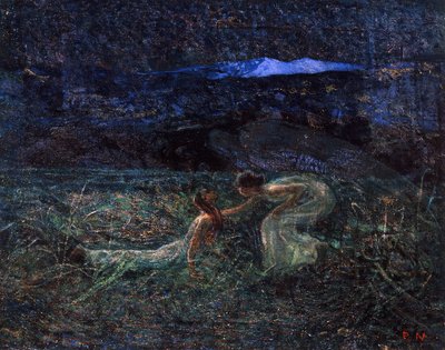 Symfonie van de Maan door Plinio Nomellini