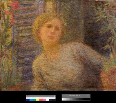 Het meisje bij het raam (schilderij door Plinio Nomellini, 1891) door Plinio Nomellini