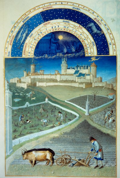 De maand maart: het ploegen door Pol de Limbourg
