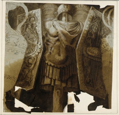 Tekening door Polidoro da Caravaggio