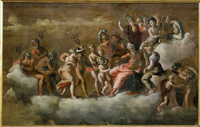 Psyche ontving in de Olymp ... door Polidoro da Caravaggio