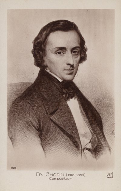 Frederic Chopin, Poolse componist en pianist (1810-1849) door Polish School