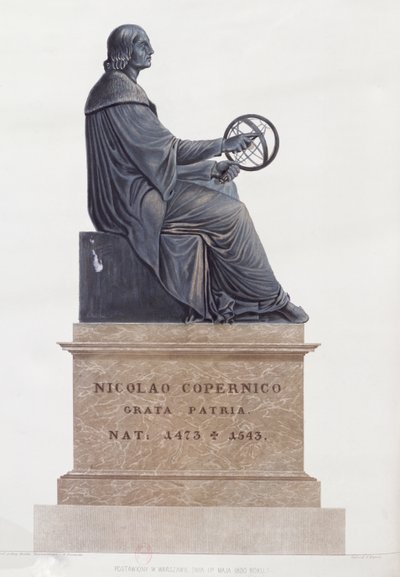 Standbeeld van Nicolaus Copernicus (1473-1543) 1854 door Polish School